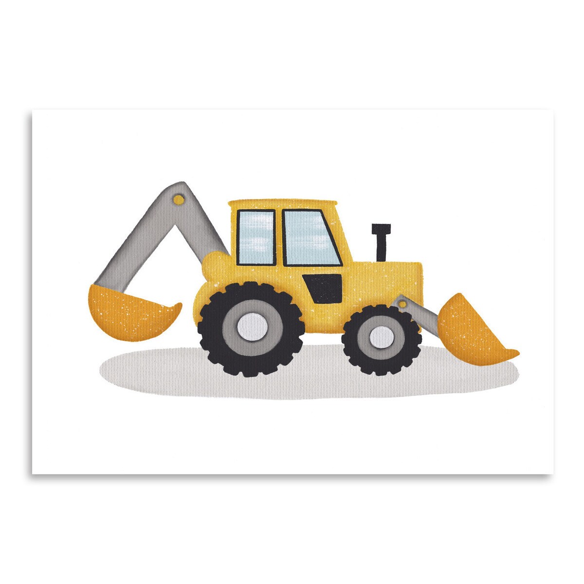 Poster Art Print - Truck Yellow by Lisa Nohren  - Americanflat