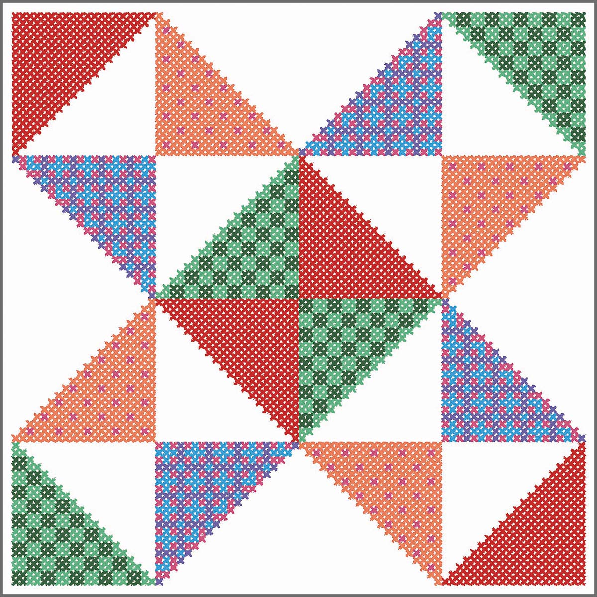 Prairie Star Quilt Blocks Thread Kit