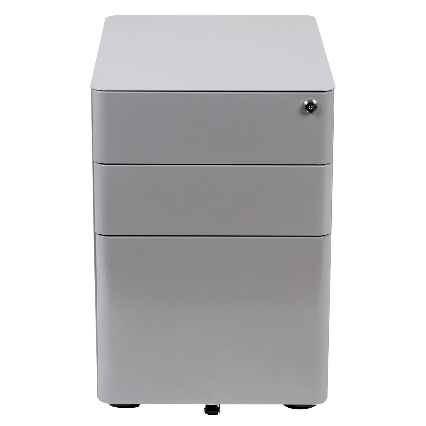 Emma and Oliver Modern 3-Drawer Mobile Locking Filing Cabinet Storage Organizer
