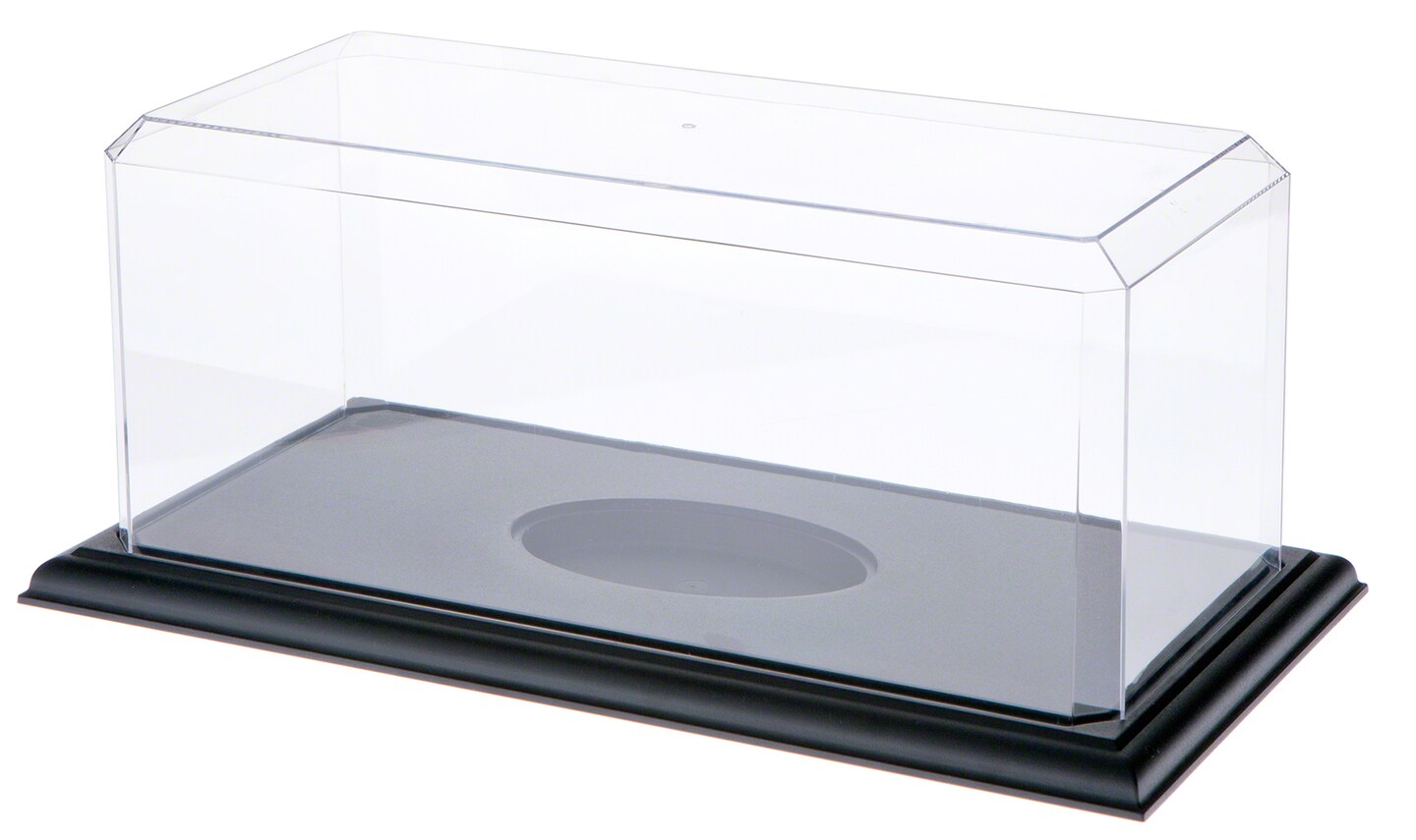 Pioneer Plastics 576CPBASE Clear Plastic Football Display Cases, 15.5