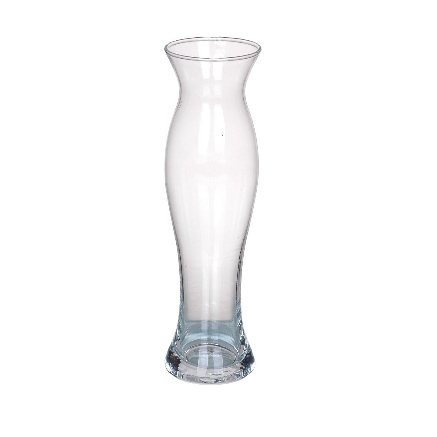 CC Home Furnishings 9” Clear Glass Flower Bud Vase Tabletop Decoration