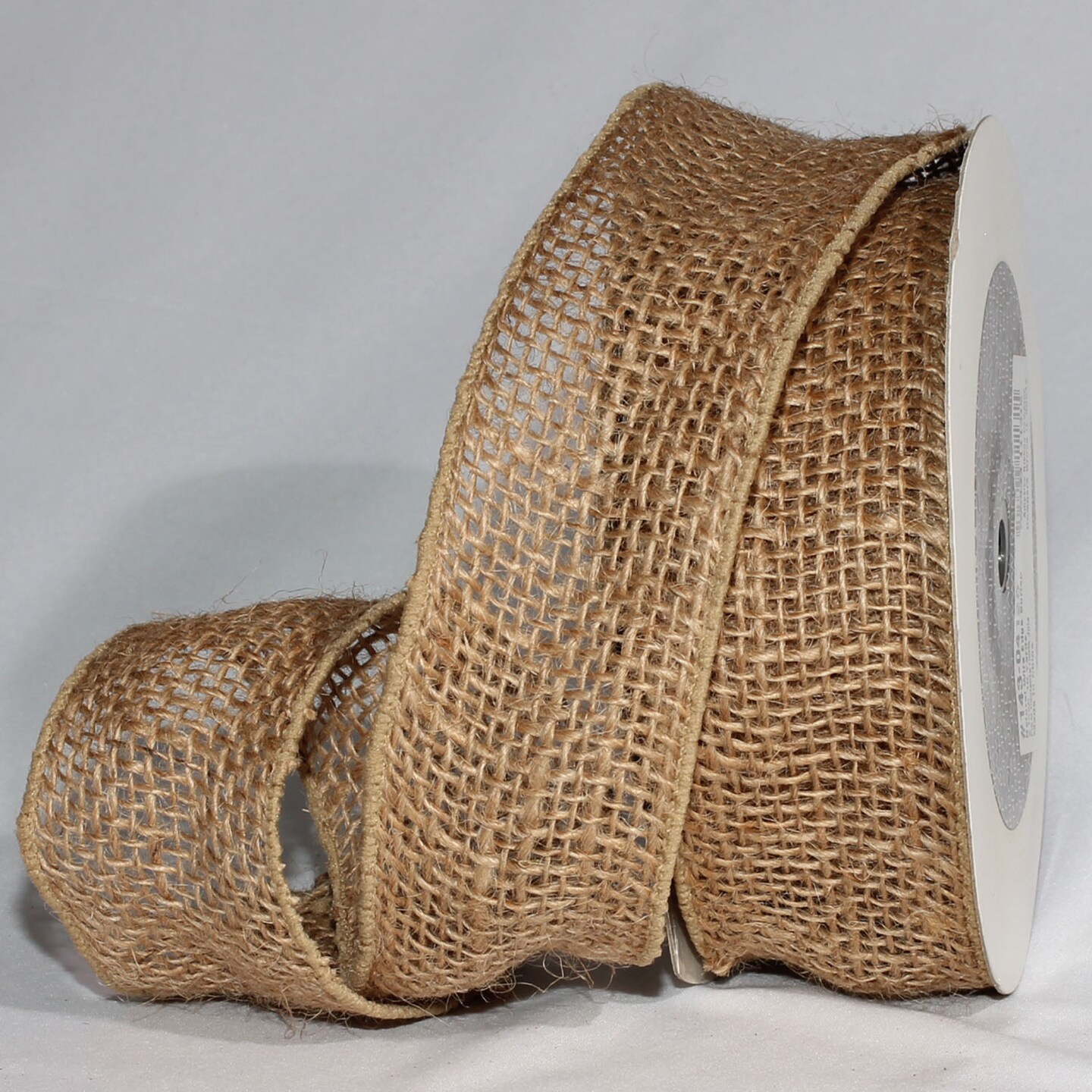 The Ribbon People Natural Brown Burlap Wired Craft Ribbon 2&#x22; x 40 Yards