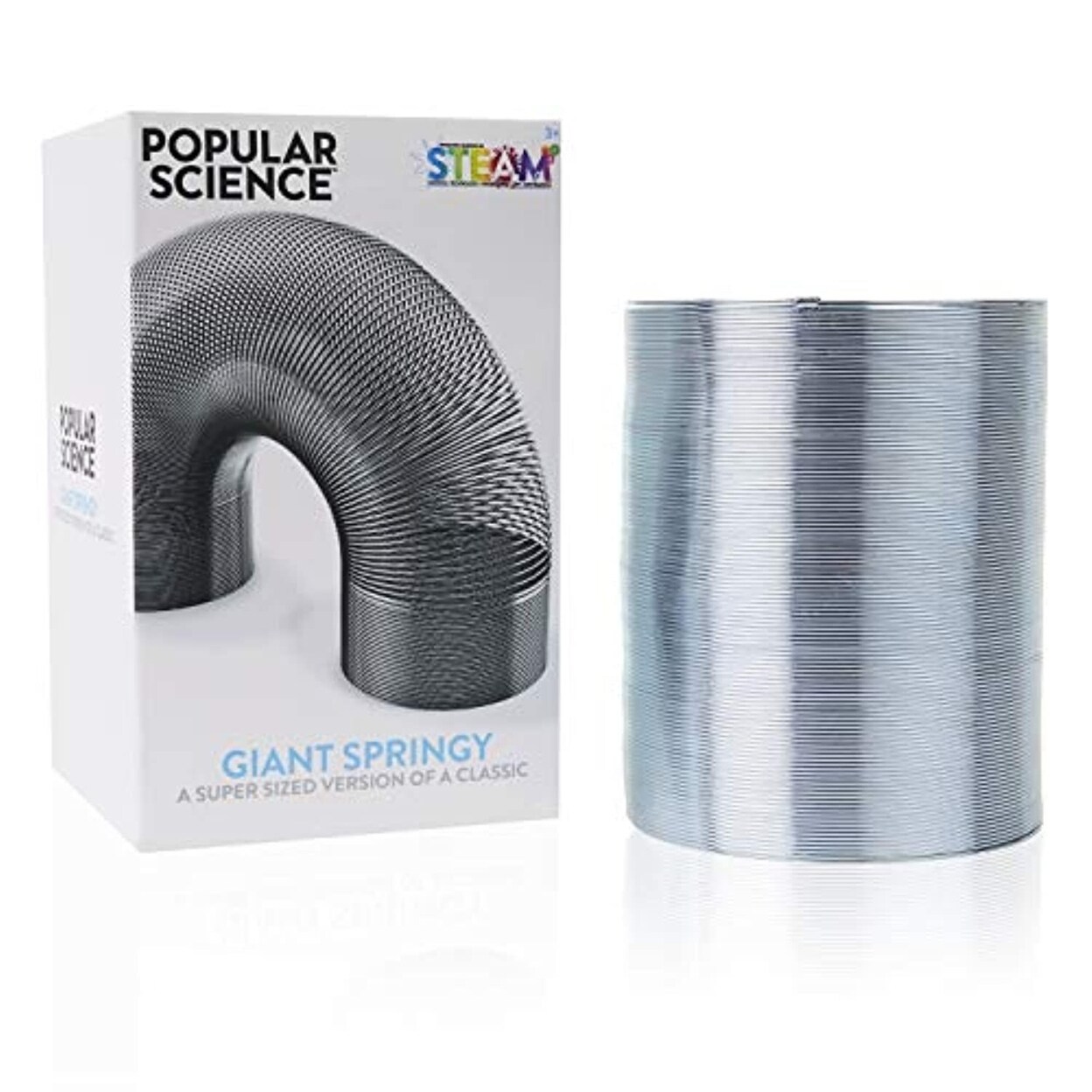 Shops ginormous slinky