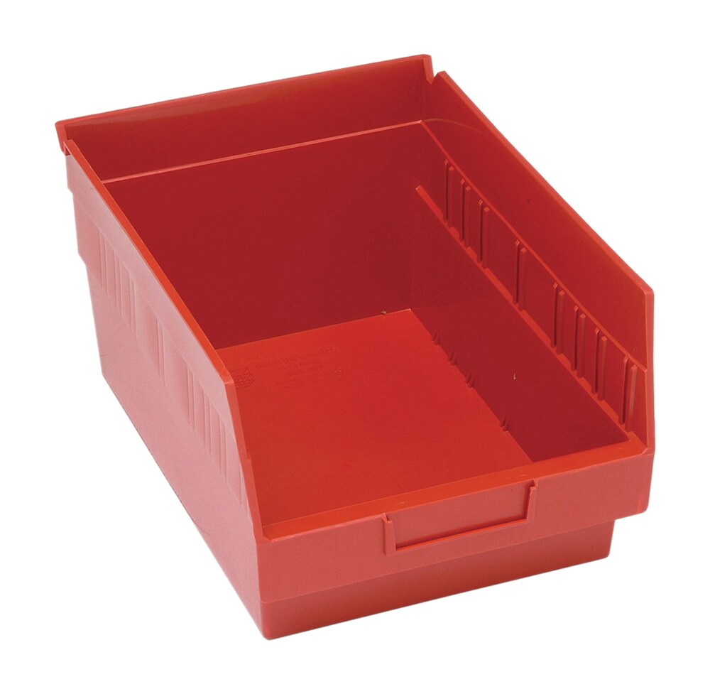 Quantum Storage Systems Multi-purpose Store-More 6" Shelf Bin - Perfect for Storage & Organization, 20 Pack