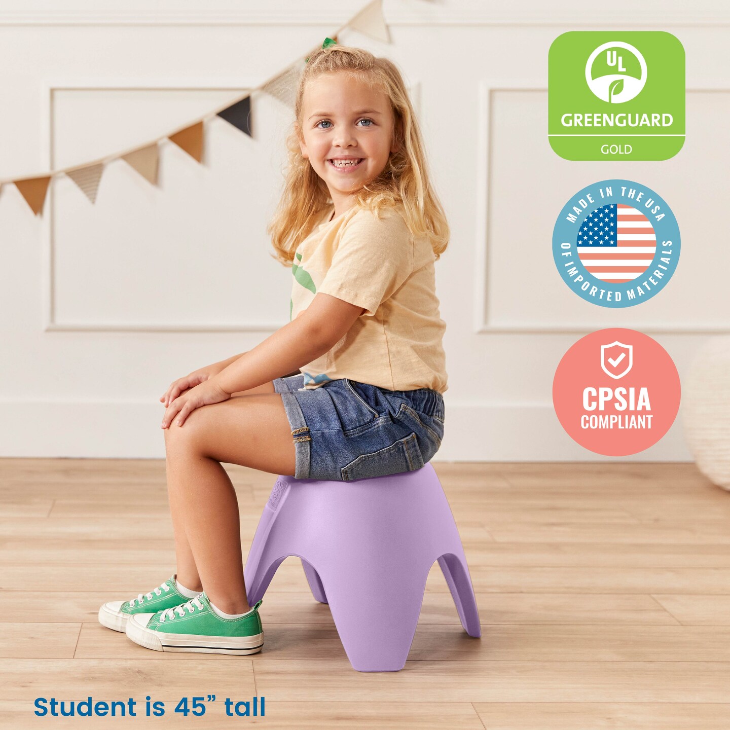 Ayana Stool Set, Flexible Seating, 4-Pack