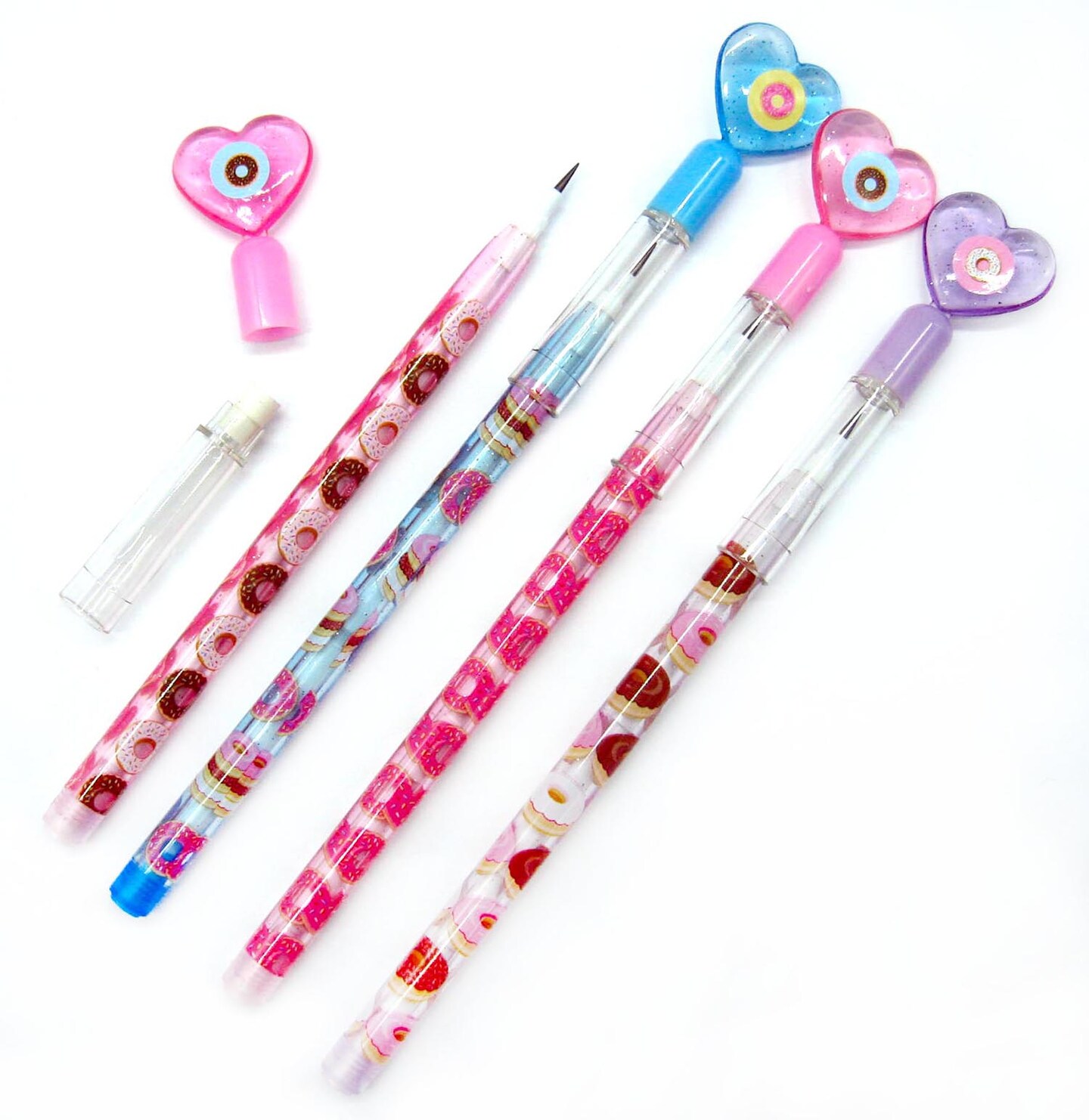 Donuts Multi-Point Pencils - 6 Pcs Pack