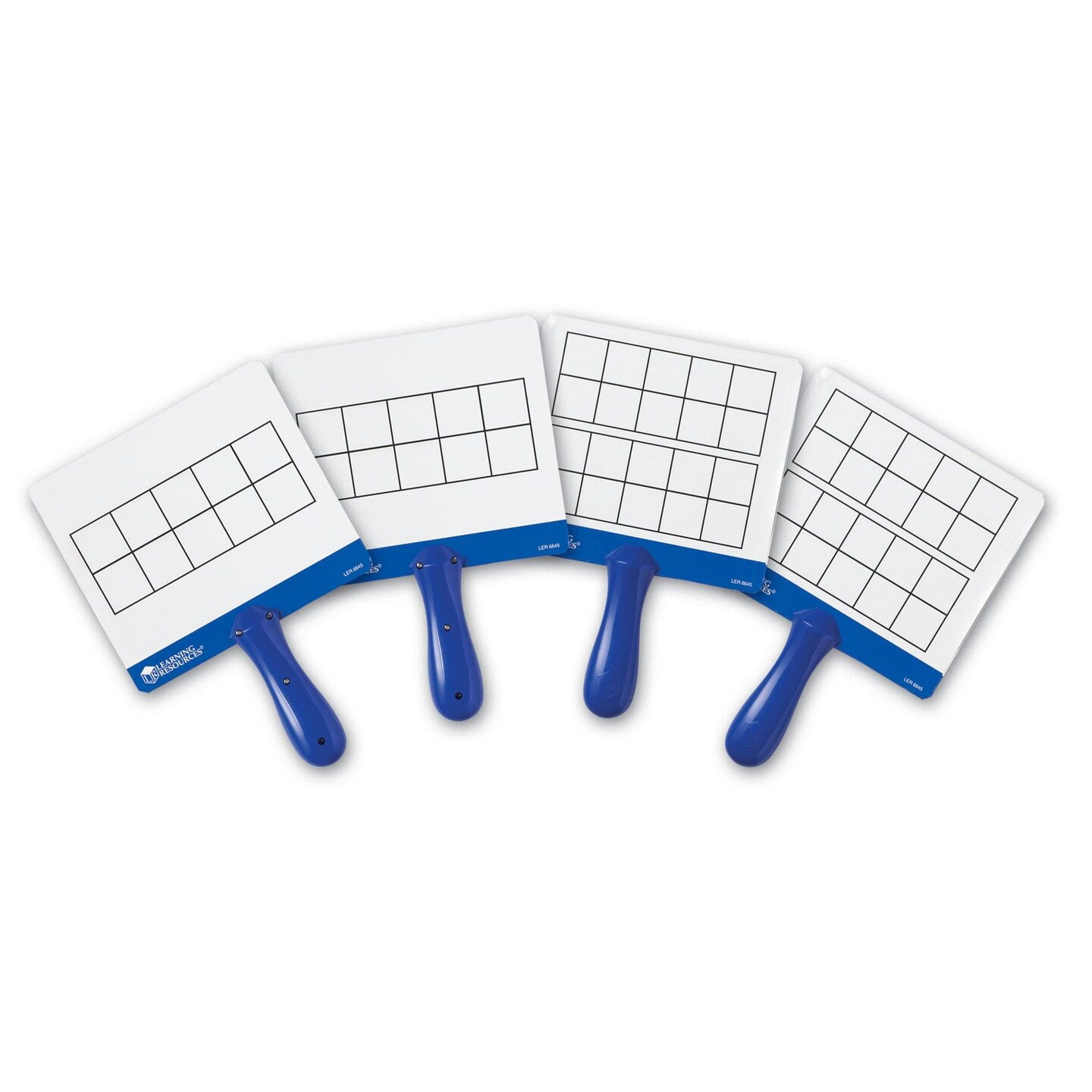 Magnetic Ten Frame Answer Write &#x26; Wipe Board Set, 4 Per Pack