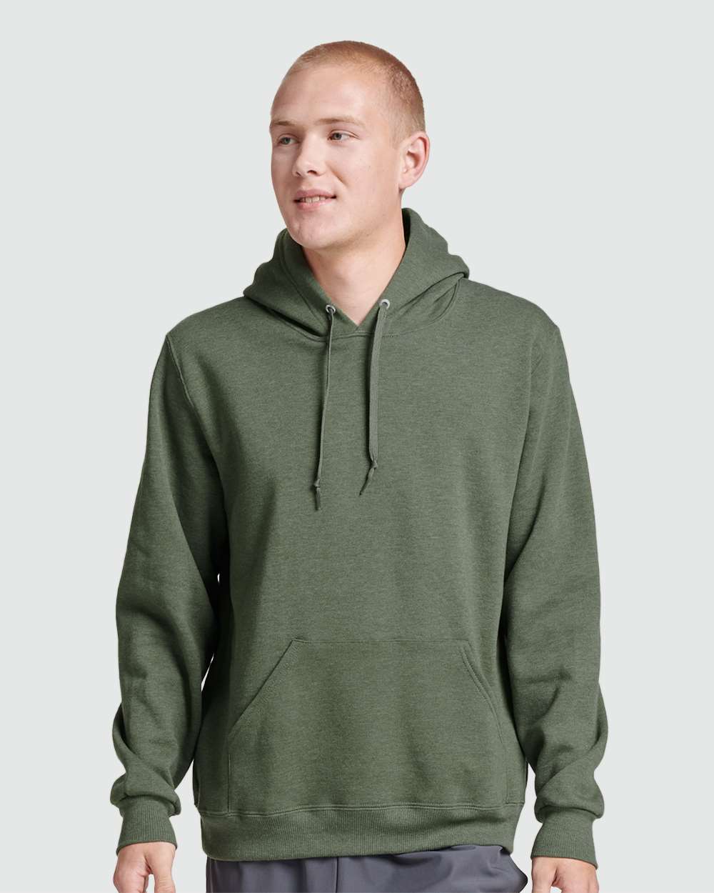 JERZEES Eco® Premium Blend Ring-Spun Hooded Long Sleeve Sweatshirt