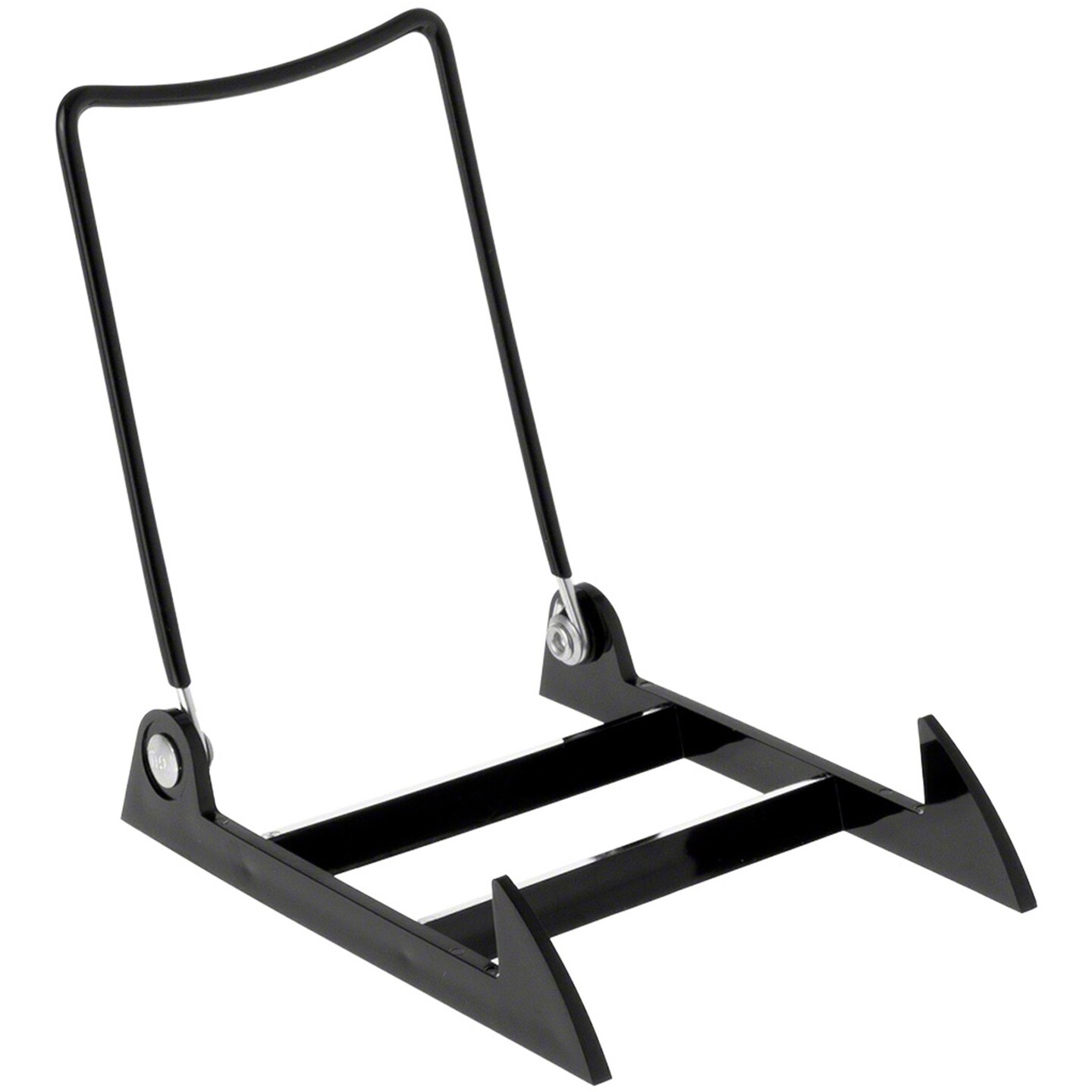 Gibson Holders 3PL Adjustable Black Wire and Black Acrylic Display Easel, 4&#x22; W x 5.5&#x22; D x 5.5&#x22; H