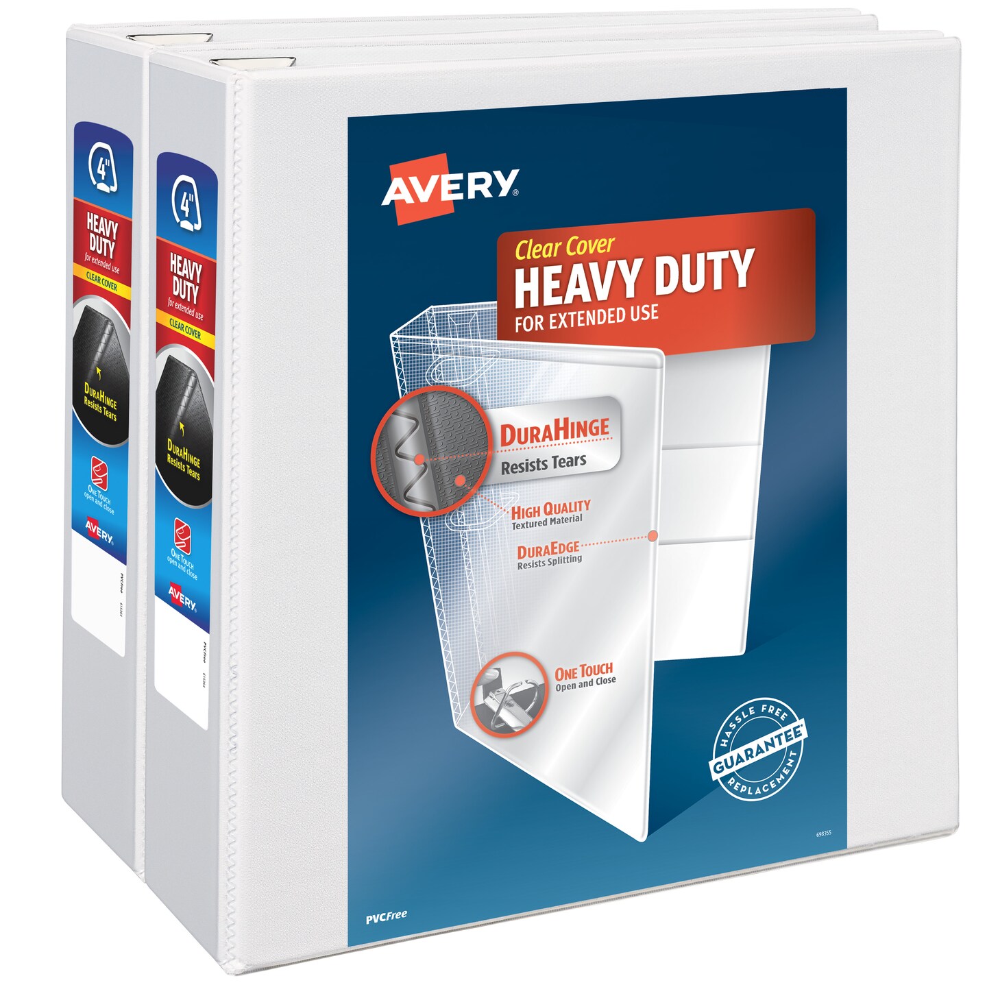 Avery Heavy-Duty View 3 Ring Binder, 4