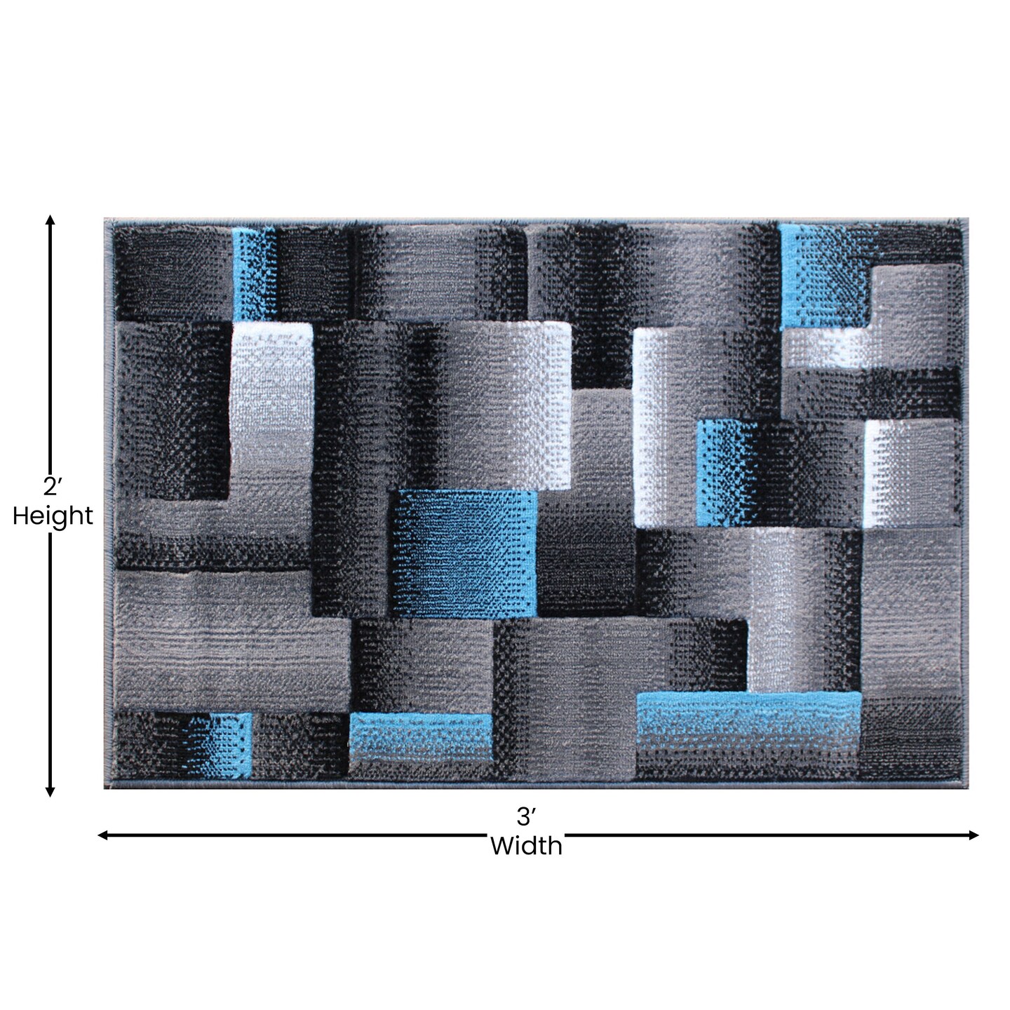 Masada Rugs Trendz Collection Modern Contemporary Area Rug -Design Trz861