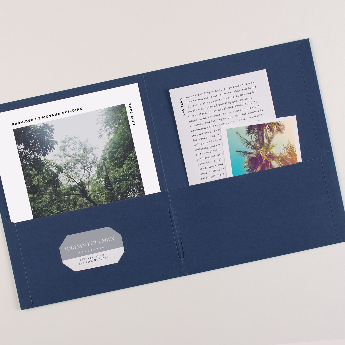 Avery Two Pocket Folders, Holds up to 40 Sheets, 25 Dark Blue Folders (47985)
