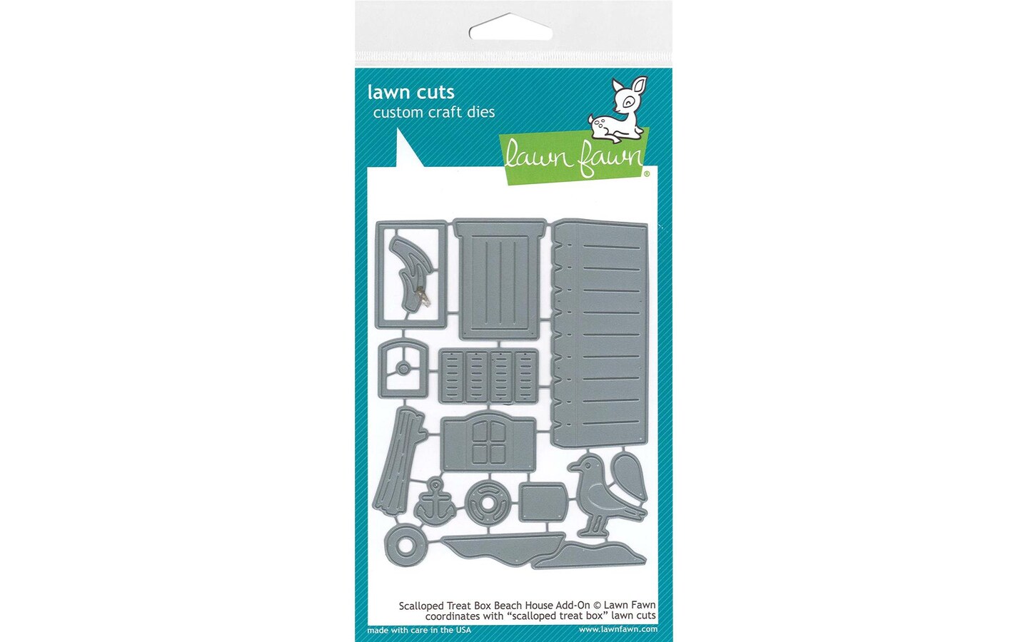 Scalloped Treat Box Beach House Add-on - Lawn Fawn