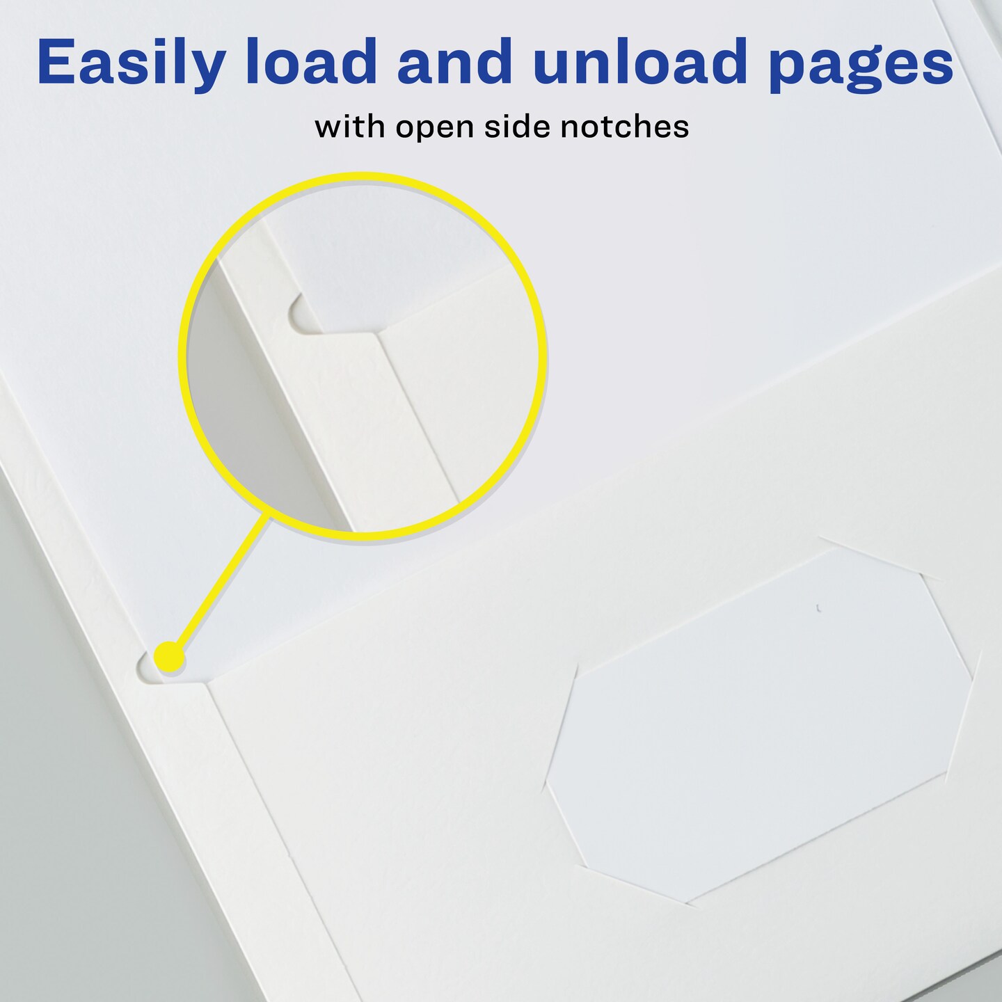 Avery Two Pocket Folders, Holds up to 40 Sheets, 25 White Folders (47991)