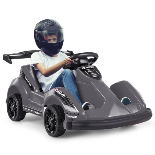 Electric Ride-On Go-Cart with Remote Control and Safety Belt