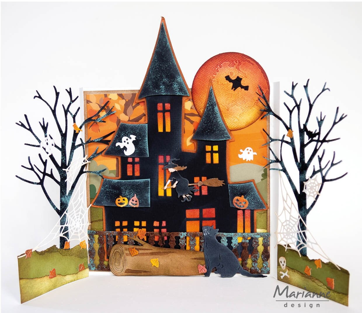 Marianne Design Craft Stencil Haunted House