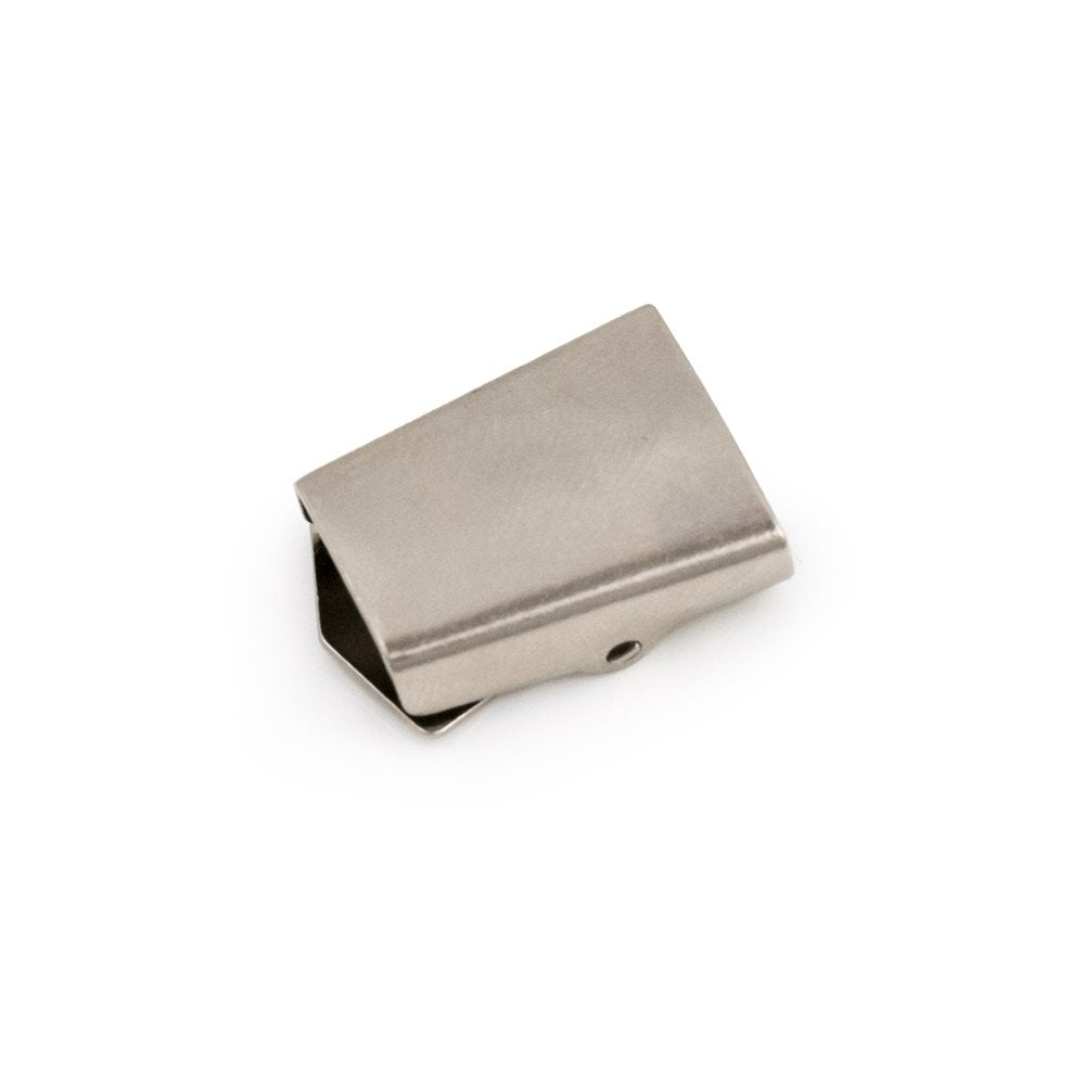 JewelrySupply Bolo Slide Lock Back 20x16mm Silver Color (1-Pc)