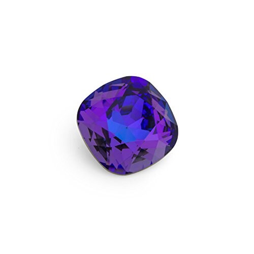 Swarovski 4470 18mm Crystal Heliotrope Cushion Cut Square Fancy Stone