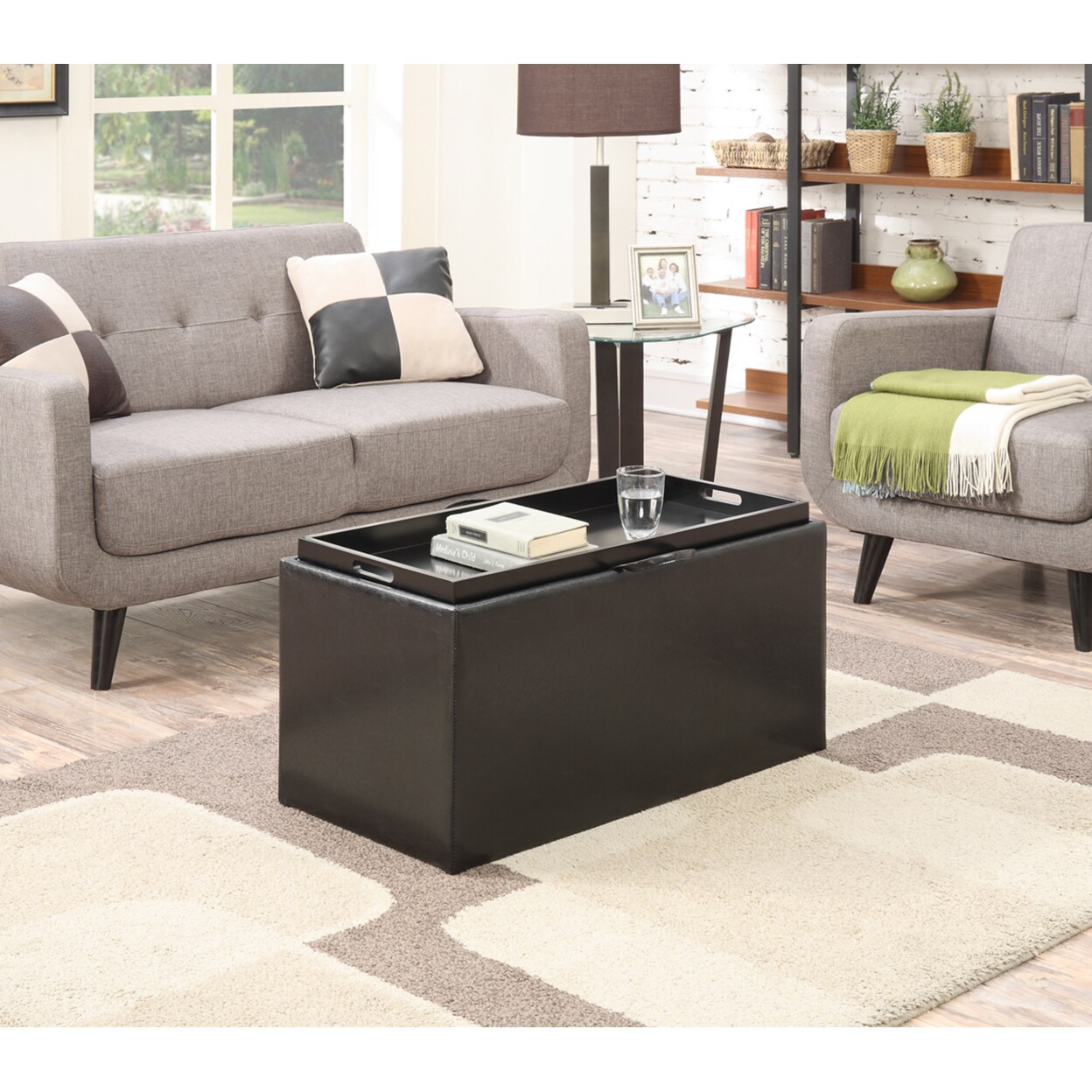 Convenience Concepts Designs4Comfort Sheridan Storage Bench