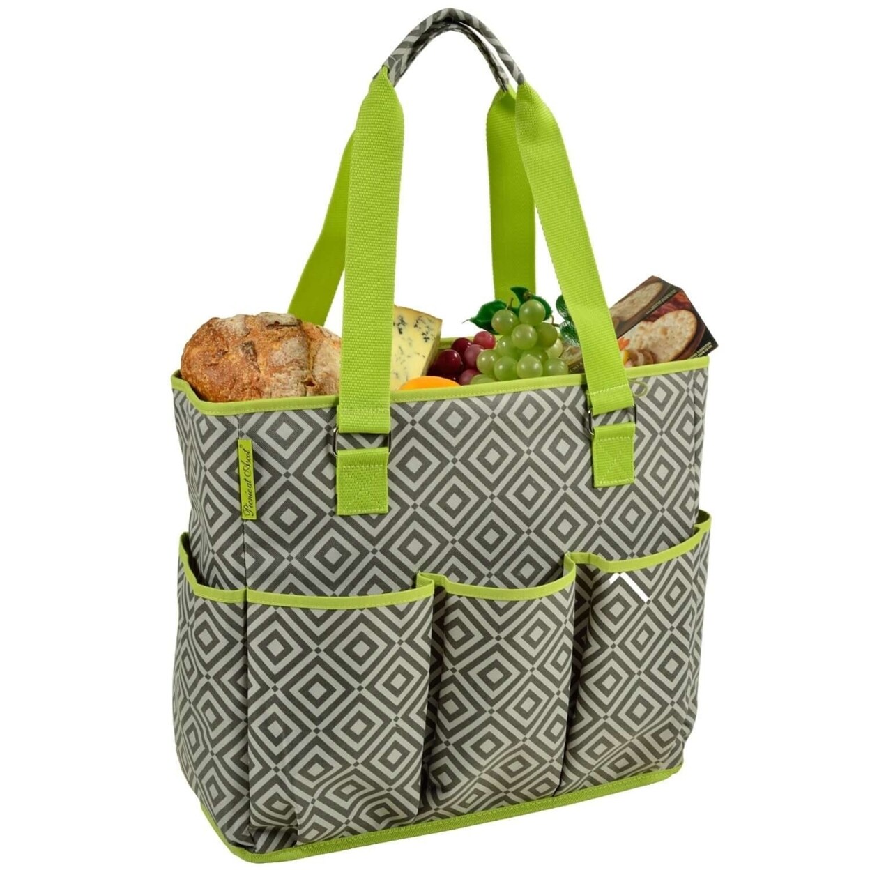 Picnic at Ascot Insulated Casserole Carrier -Trellis Green