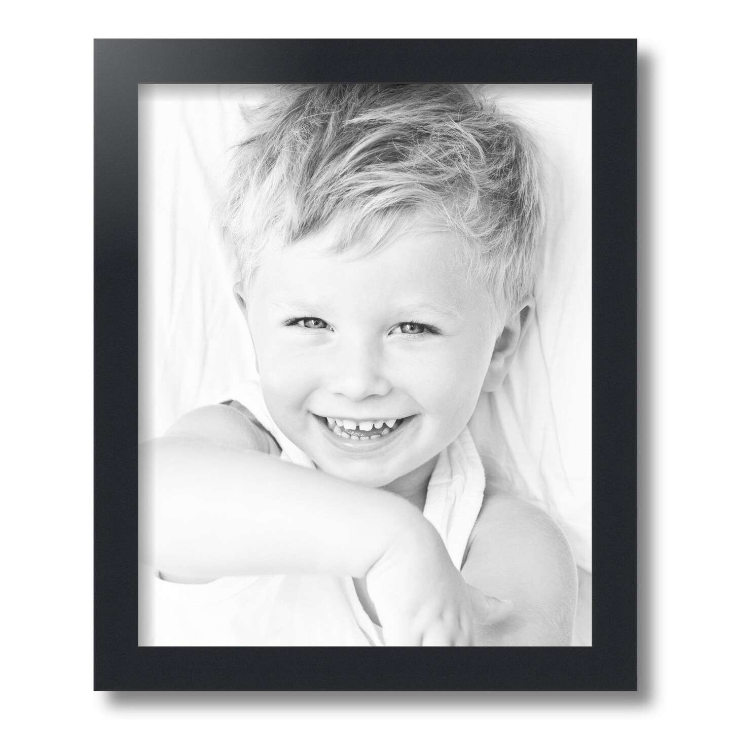 ArtToFrames 13x16 Inch Picture Frame, This 1.25 Inch Custom MDF Poster Frame is Available in Multiple Colors, Great for Your Art or Photos - Comes with Regular Glass and  Foam Backing 3/16 inch (V-FRBW26-13x16)