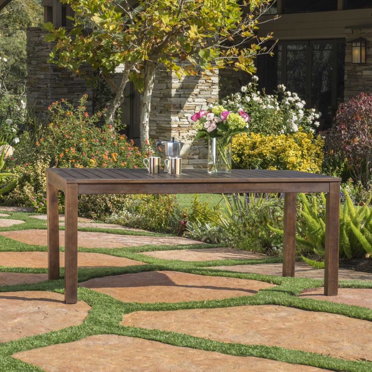 GDFStudio Marin Outdoor Picnic Table