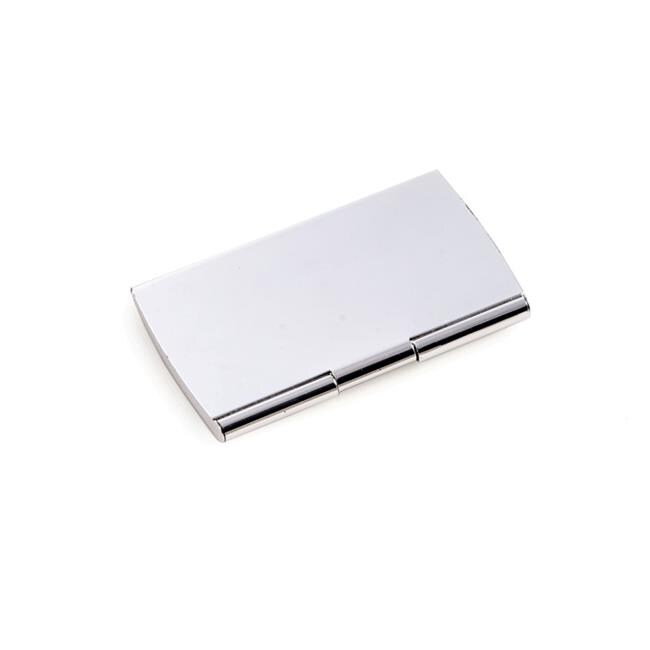 BeyBerk International D287S Silver Plated Business Card Case with