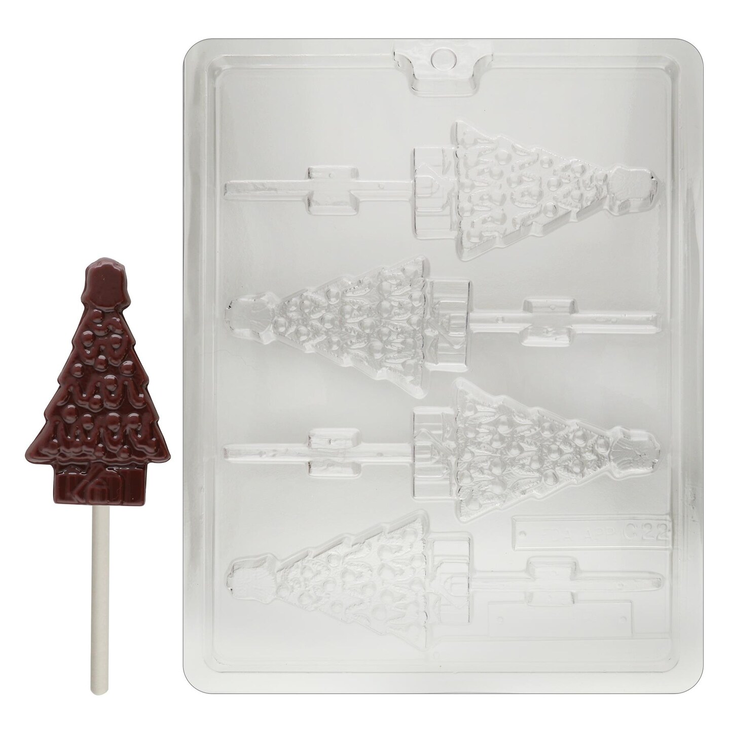 Chocolate Mold Tree With Angel Lolly
