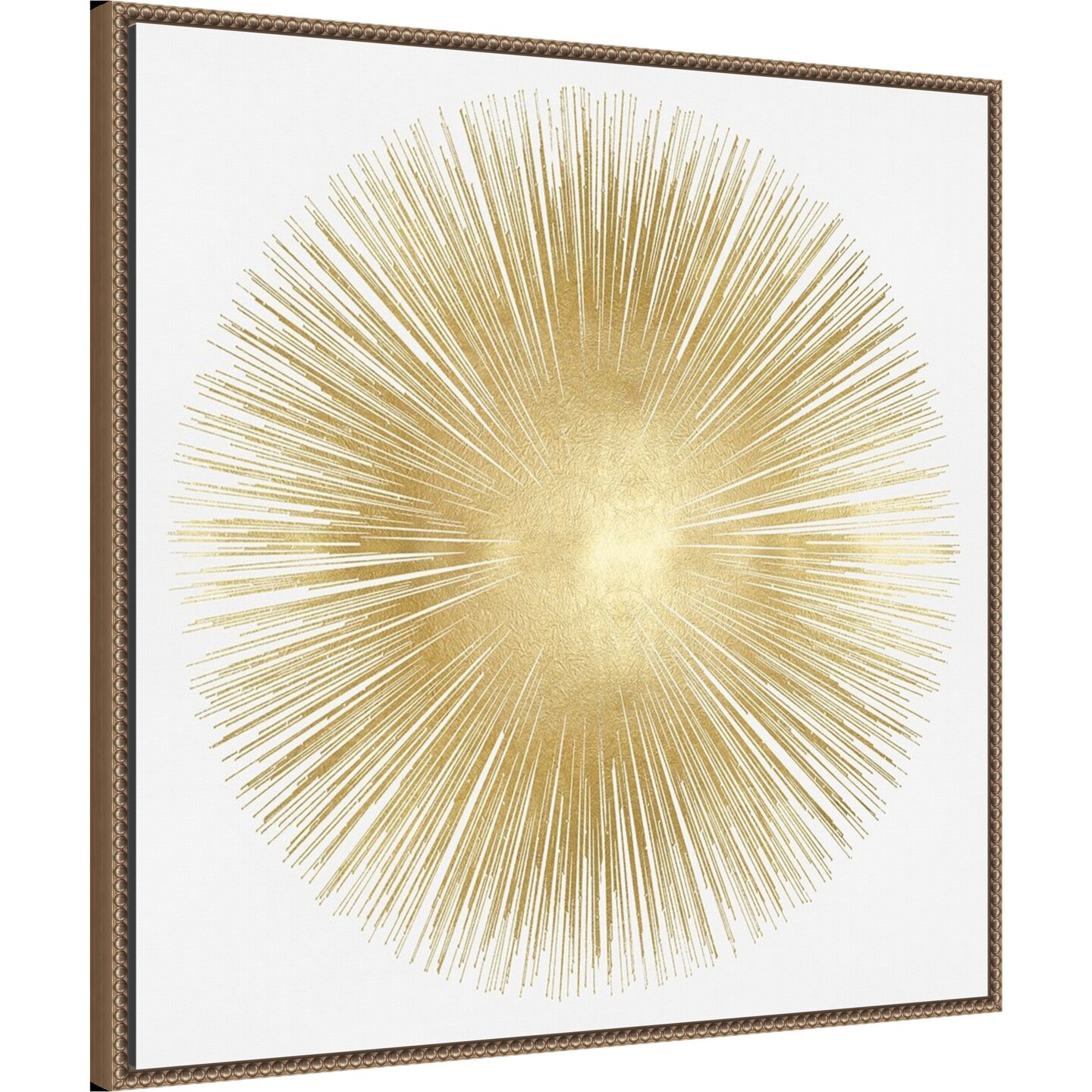 Sunburst Soft Gold I by Abby Young Framed Canvas Wall Art