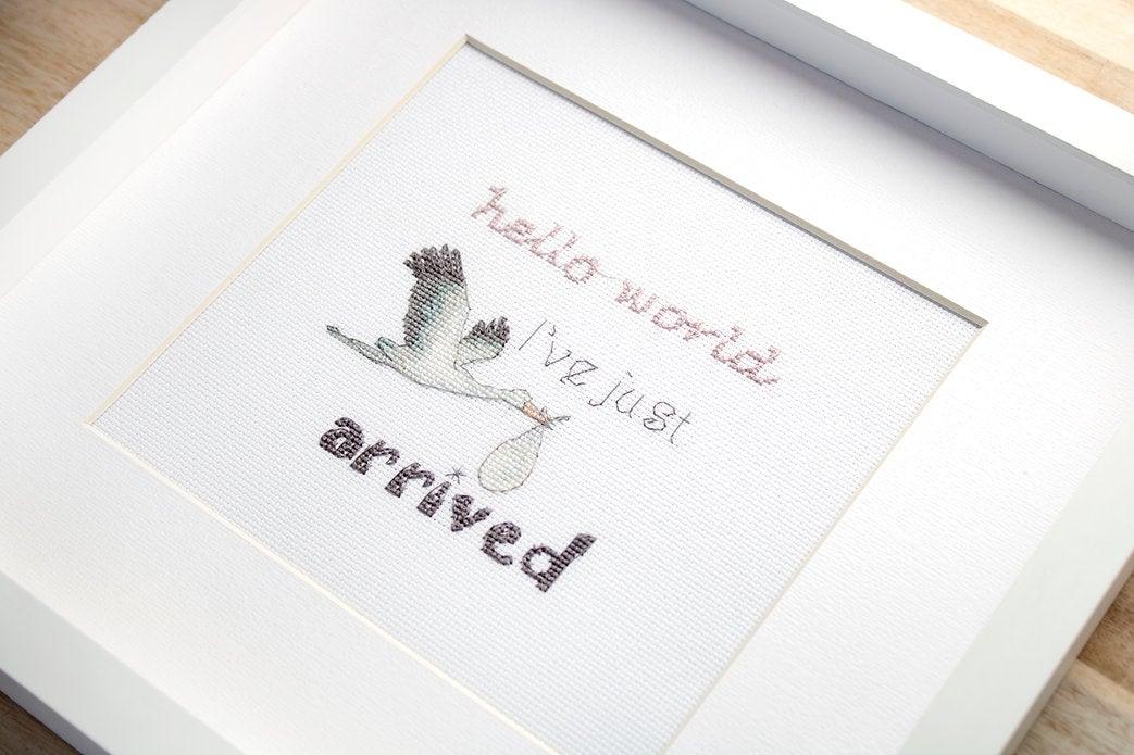 Counted Cross Stitch Kit A gift for a newborn Leti931
