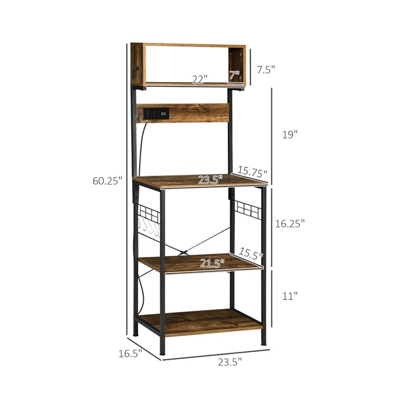 Multi-Tier Kitchen Storage &#x26; Organization Bakers Rack