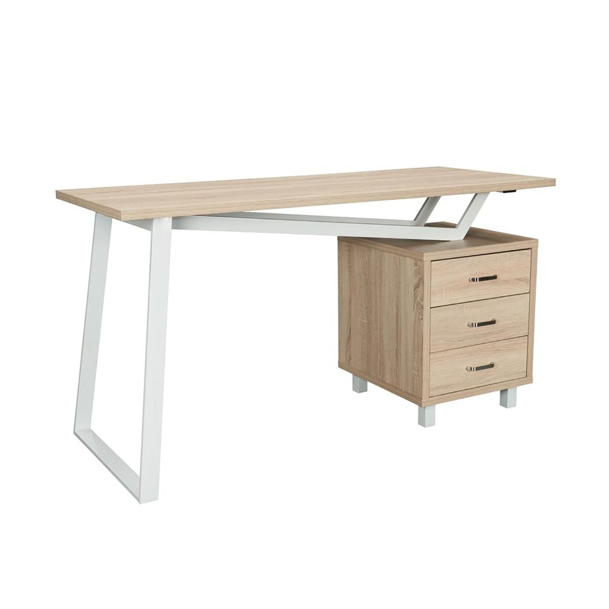 Techni Mobili Modern Design Computer Desk With Storage. : Sand