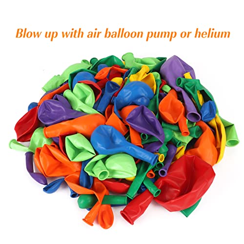 189pcs Rainbow Balloon Garland Arch Kit, 7 Assorted Colors 5/12/18 Inch Latex Balloons for Birthday Party Baby Shower Wedding Anniversary Decoration