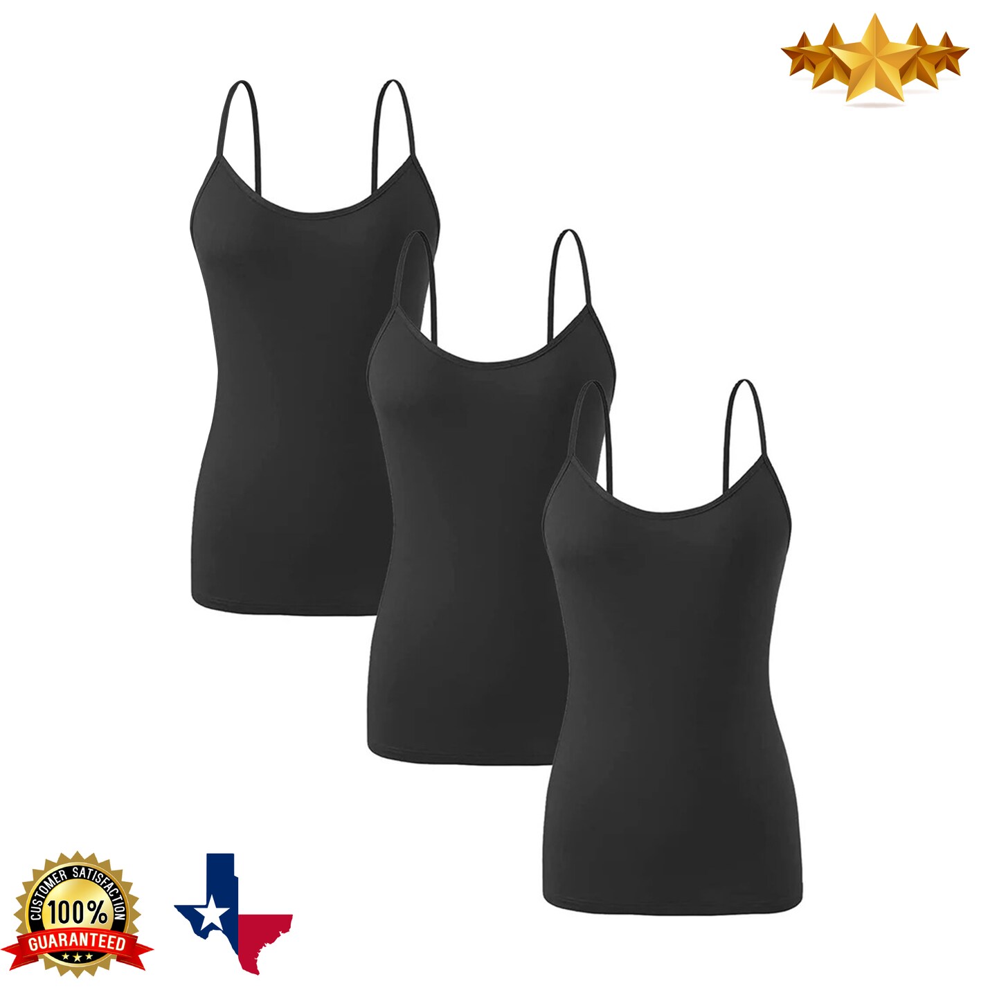 Basic Sleeveless Tanks Tops | RADYAN&#xAE;
