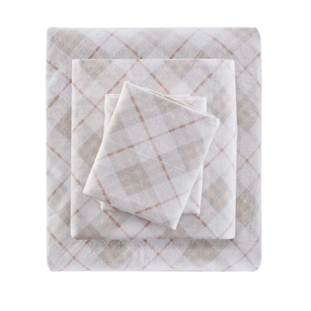 Sleep Philosophy   Cozy Flannel Full Bed Sheets - Full - Pink