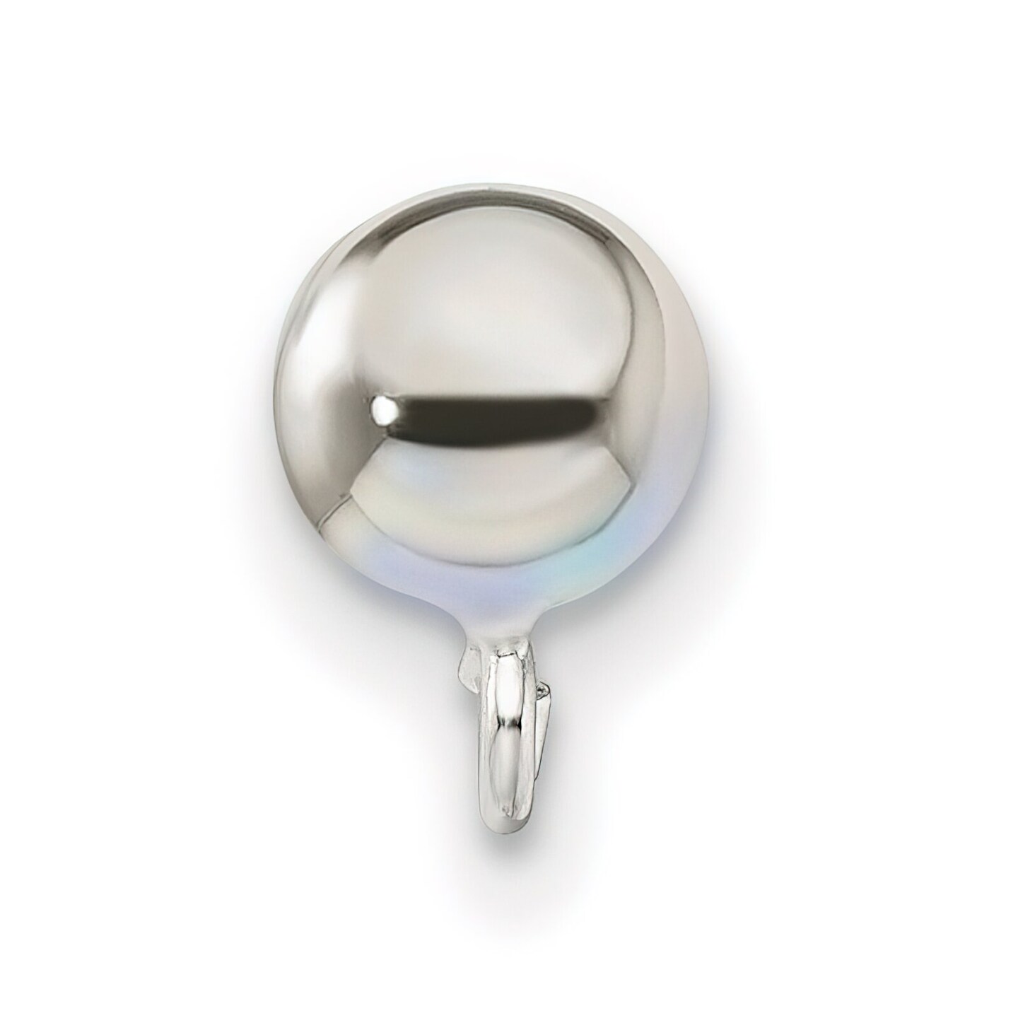 Sterling Silver Ball Stud with Ring Earrings 5.0mm Jewerly - Pack of 6