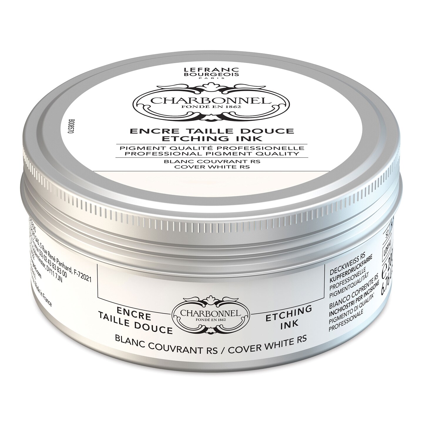 Charbonnel Etching Ink - Covering White, 200 ml
