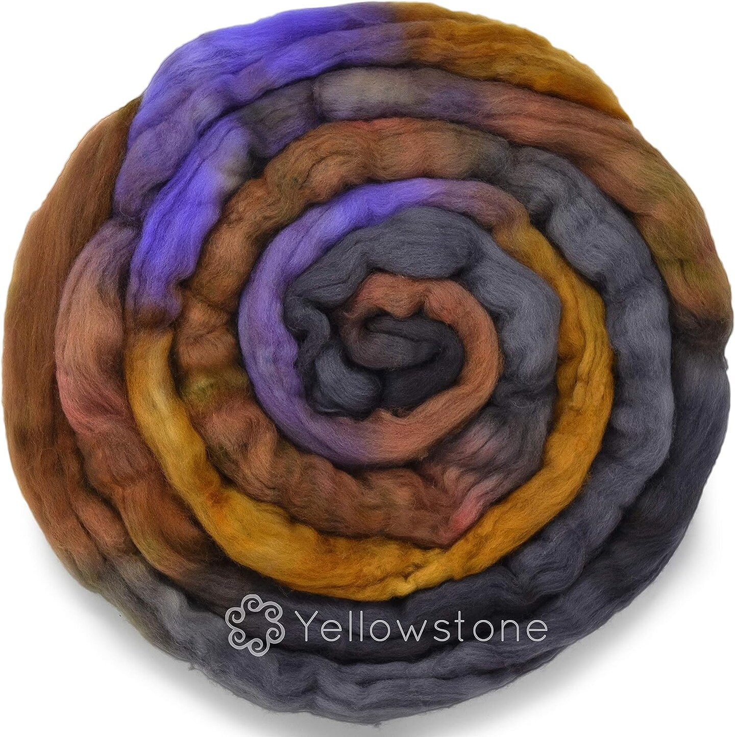 Organic Falkland Wool, Artisan Combed Top Roving: Premium Hand Dyed Fiber Braid for Spinning, Felting, Weaving. 4oz Double Dip