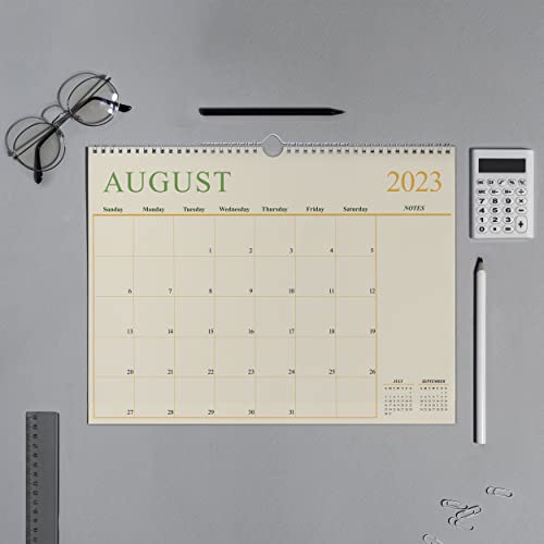 COOLENDAR 2023 Wall Calendar, Monthly Calendar 24 Months from January 2023 to December 2024, Hanging Calendar 2023 for Wall, Monthly Planner 2023-2024, 2023 Desk Calendar with Large Occasions (IVR2)