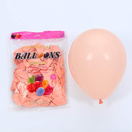 134pcs Macaron Orange Balloon Garland Arch Kit - Metallic Chrome Balloons with 4D Globos and Rose Gold Confetti Latex Balloons for Wedding, Birthday Party, and Baby Shower Decor (Gold, Pink, Rose Gold)