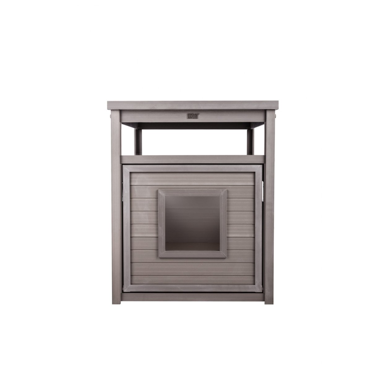 New Age Pet Ecoflex Jumbo Litterloo Litter Box Cover, End Table - Gray