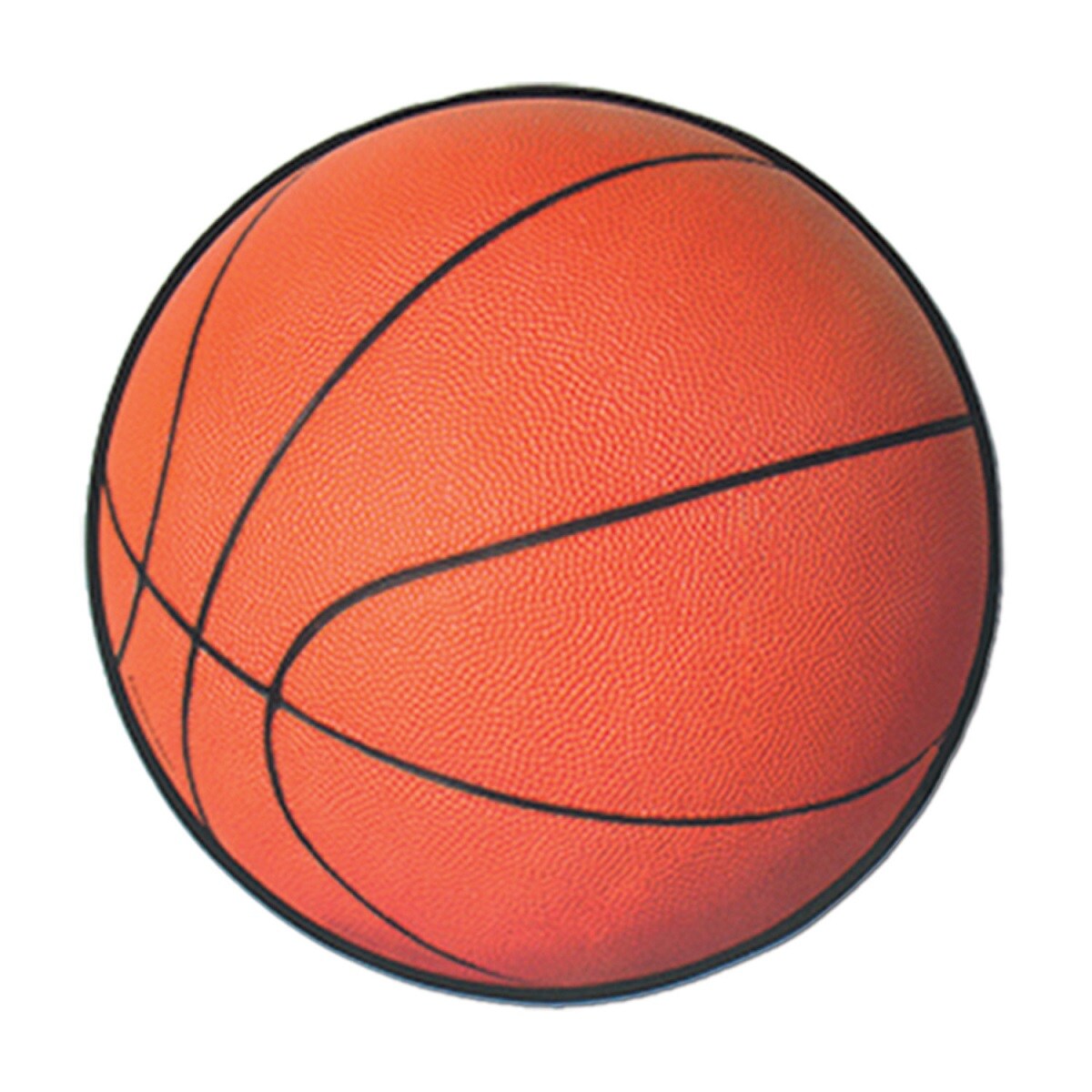 Party Central Club Pack of 24 Orange and Black Basketball Cutout Championship Game Party Decorations 13.5&#x22;