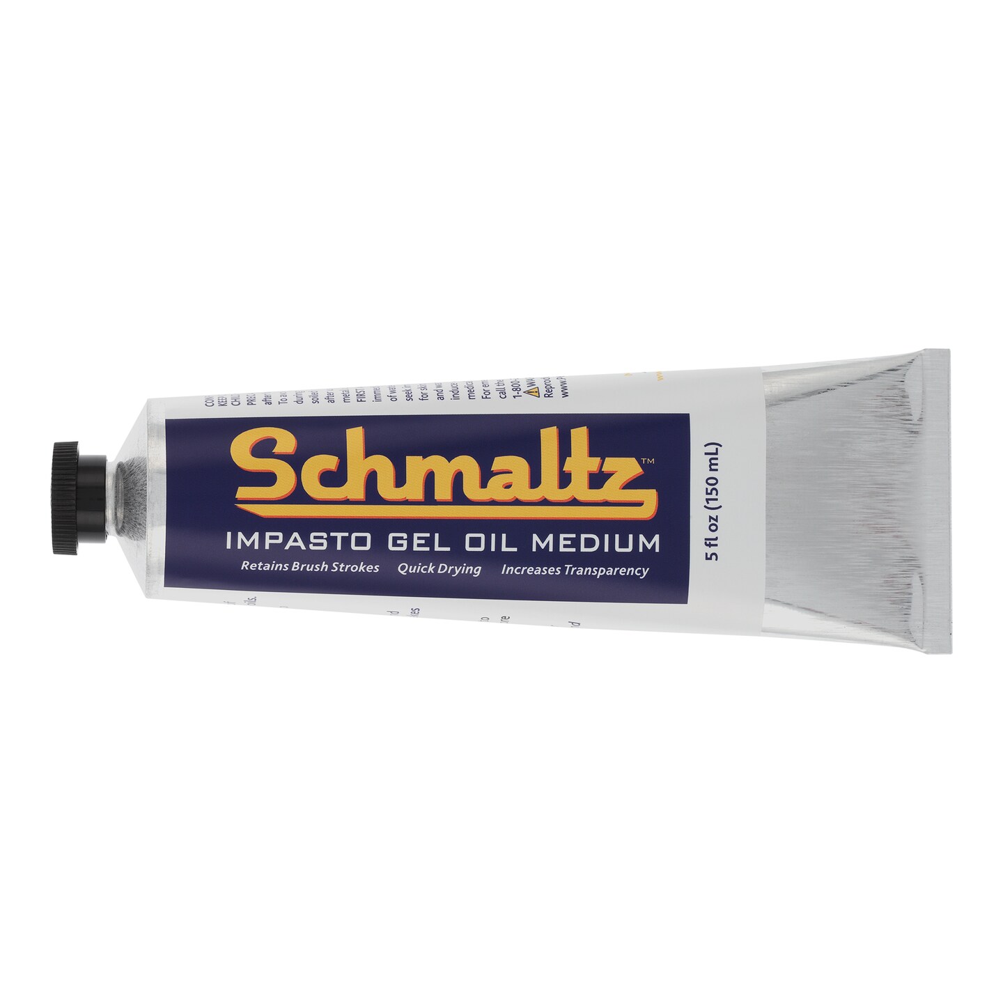 Schmaltz Artist Oil Impasto Gel Medium 150mL Tube - Quick Drying Impasto Gel to Increase Shine &#x26; Volume and Improve Transparency &#x26; Gloss