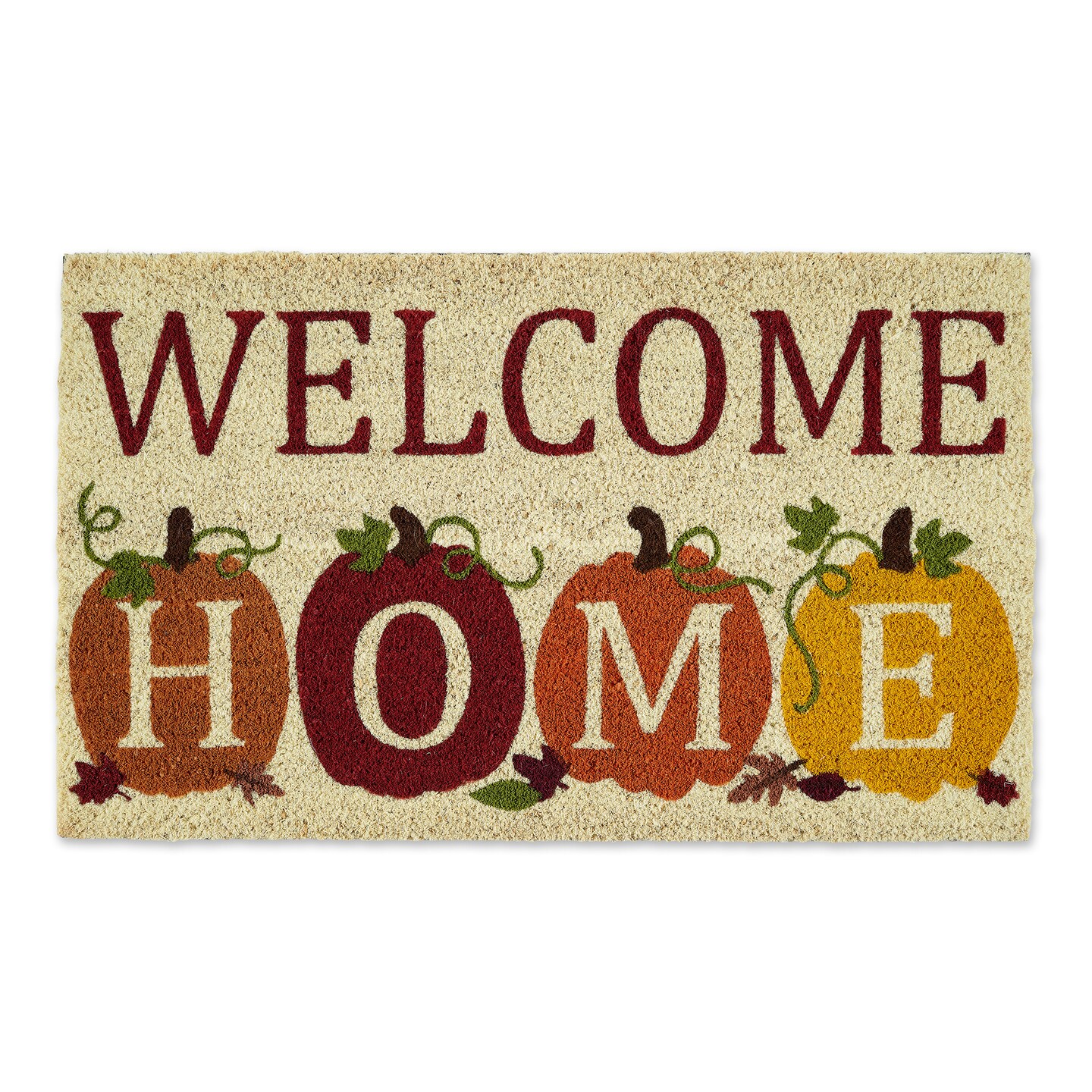 Contemporary Home Living &#x22;Welcome Home&#x22; Pumpkins Fall Harvest Doormat - 30&#x22; x 18&#x22;