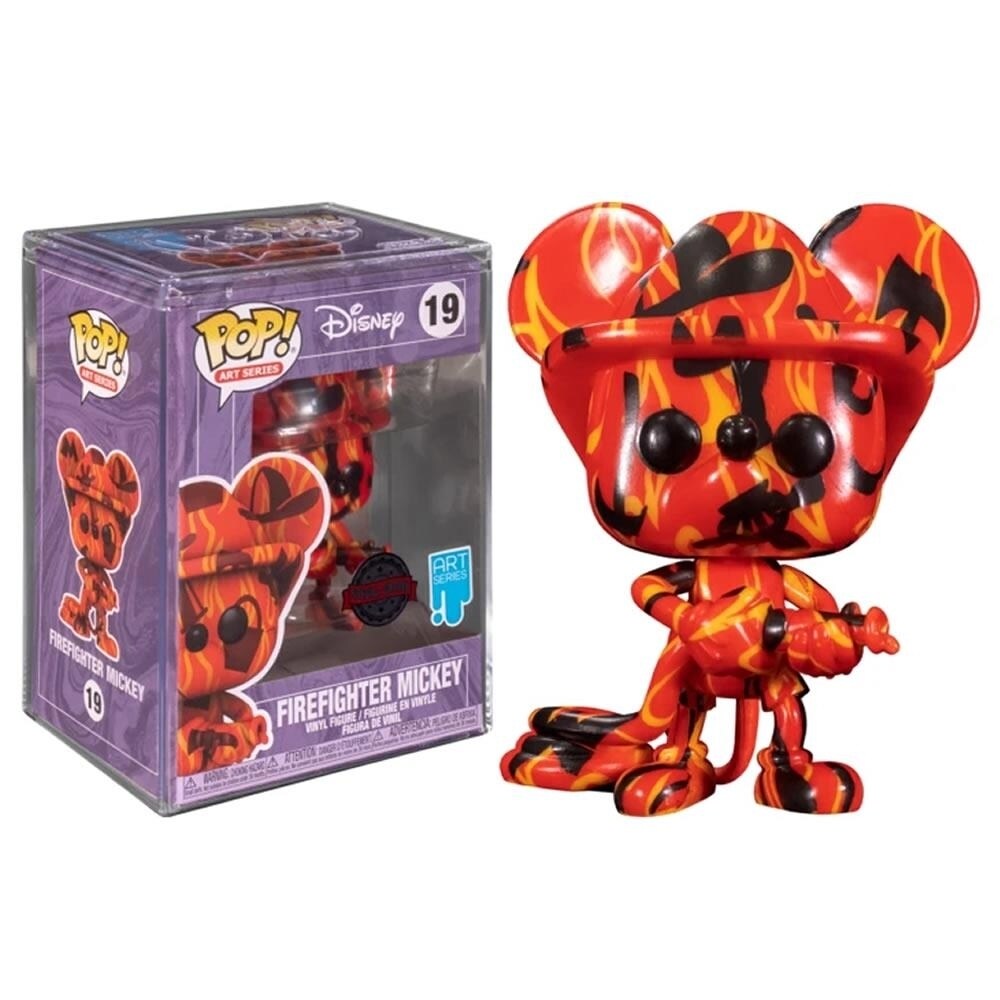 Funko Artist Series Firefighter Mickey Special Edition Red Figure Disney Michaels