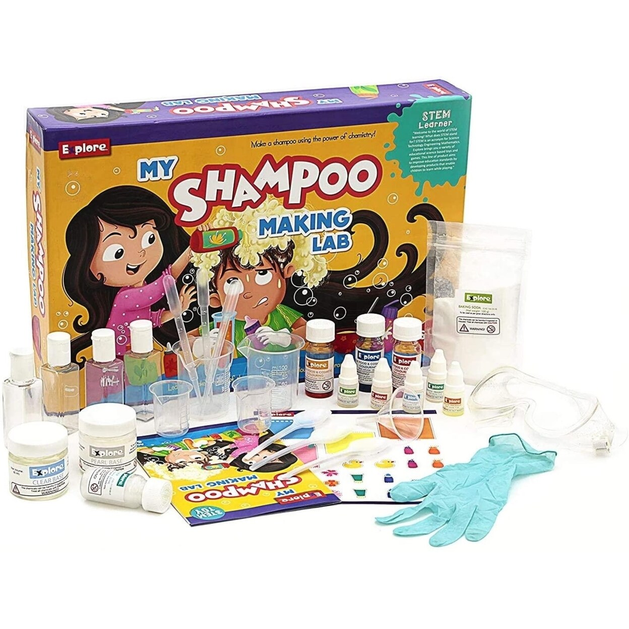 Mighty Mojo Shampoo Making Lab Stem Education Chemistry Diy Kit Explore Model
