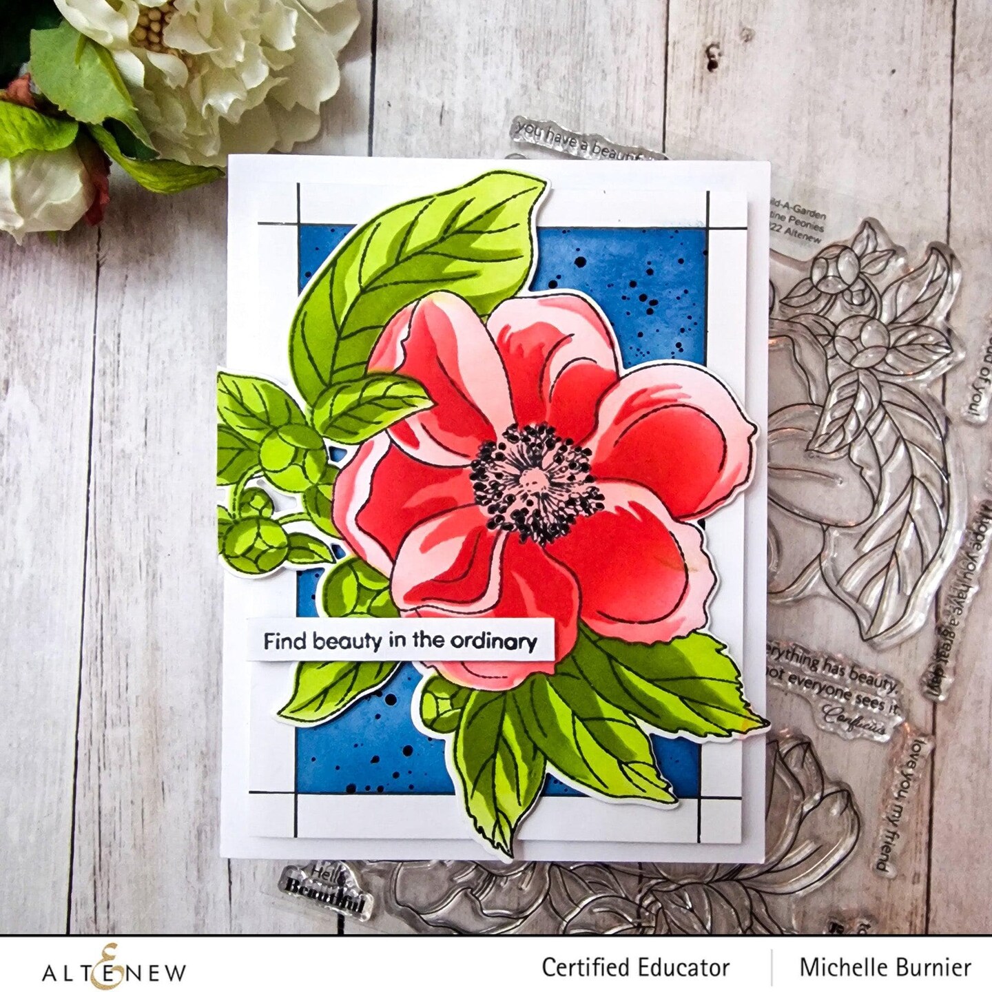 Build-A-Garden: Pristine Peonies &#x26; Add-On Die Bundle
