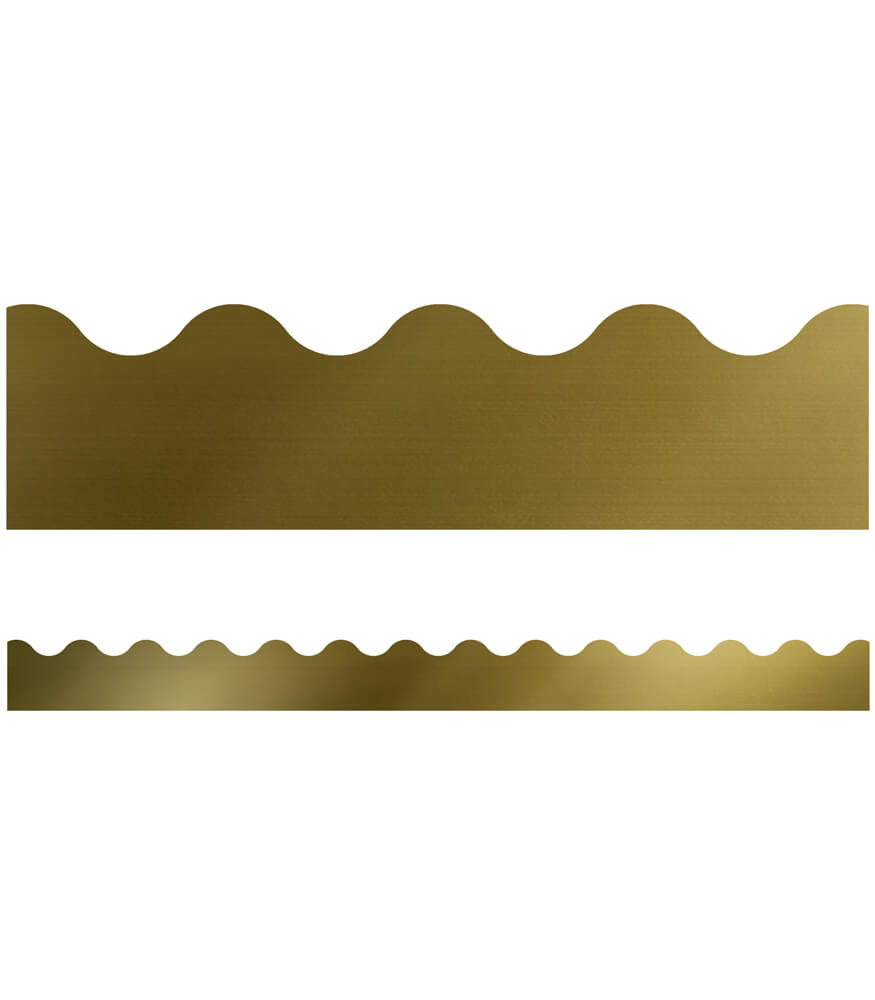 Carson Dellosa Scalloped Bulletin Board Border—Border for Bulletin Board Decorations, Desks, Locker Displays, Homeschool or Classroom Décor