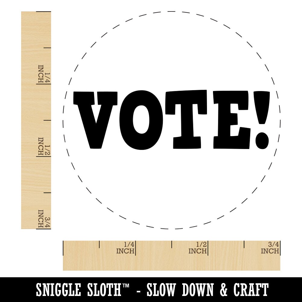 Vote Election Rubber Stamp for Stamping Crafting Planners