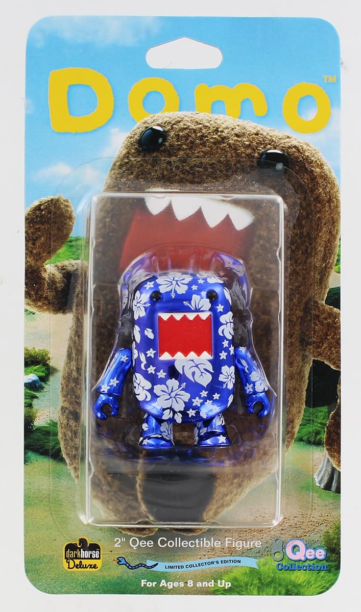 Domo Qee Tropical Metallic Blue 2&#x22; Mini Figure